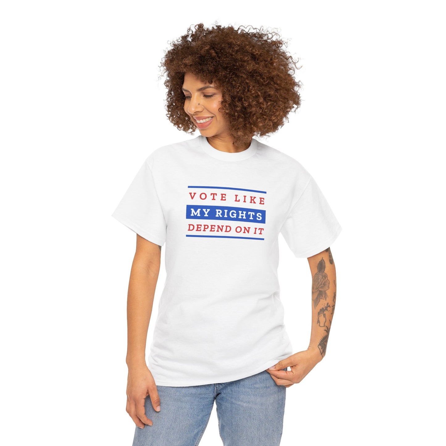 Vote Like My Rights Depend On It - Adult Unisex Garment-Dyed T-shirt