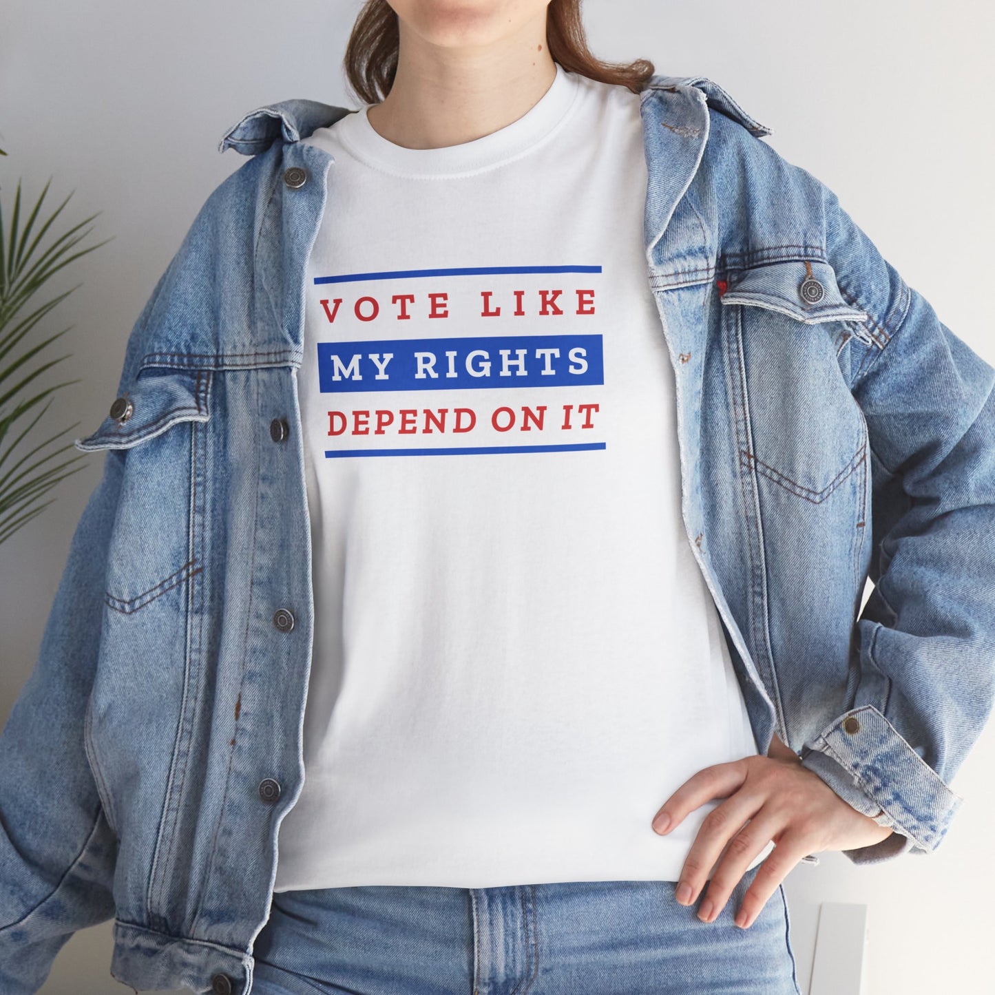 Vote Like My Rights Depend On It - Adult Unisex Garment-Dyed T-shirt