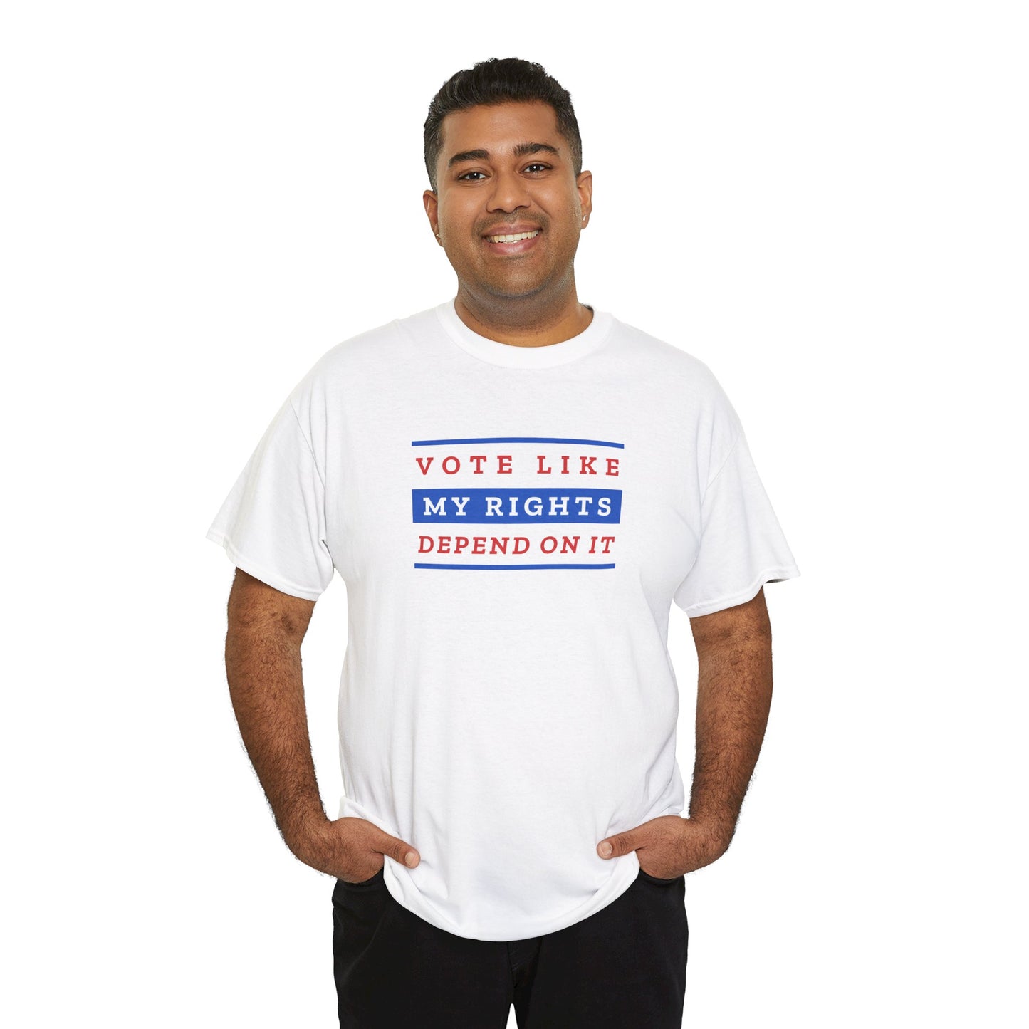 Vote Like My Rights Depend On It - Adult Unisex Garment-Dyed T-shirt